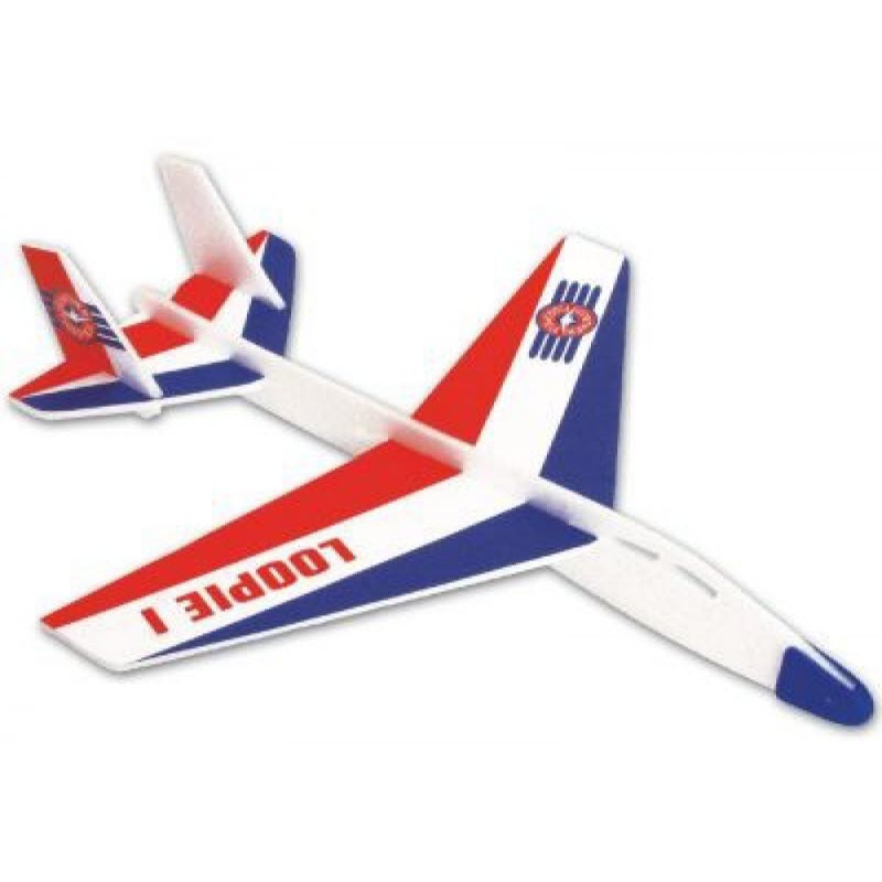 Flanacom Lot de 2 Avion en Polystyrène Premium XXL - 43 cm Avion Résistant  à Lancer - Planeur Maquette d'avion - Aviateur pour Jouer - Jouets pour