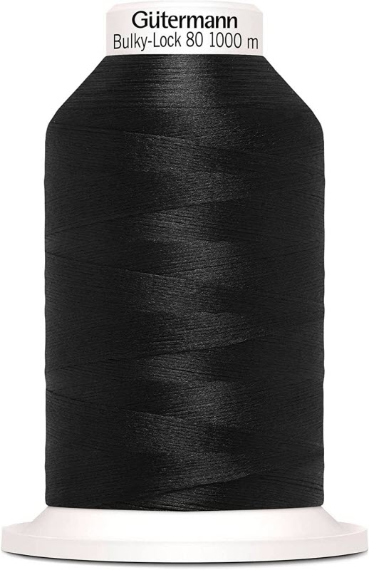 Fil couture (Gûtermann 80) bobine de 800 mètres couleur noir