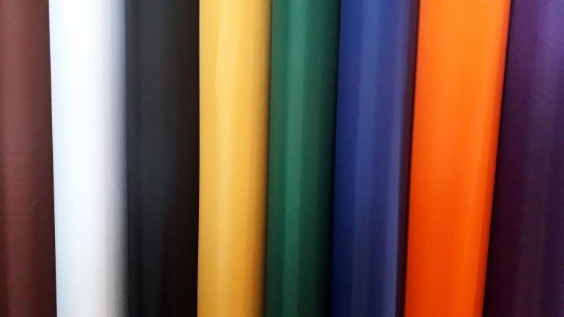 150cm large 12mm rayures lignes pvc imprimé ripstop 100% tissu polyester